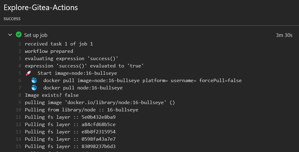 Log output of workflow